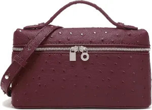 Rejolly Crossbody Bag for Women Small Pouch Top-Handle Leather Bag Designer Shoulder Handbag Quiet Luxury Trendy Purse
