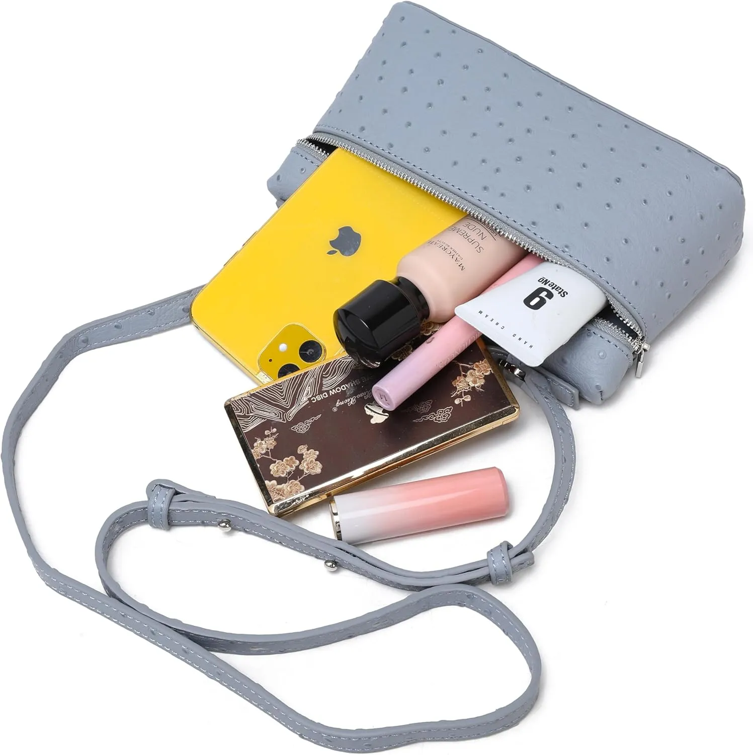 Rejolly Crossbody Bag for Women Small Pouch Top-Handle Leather Bag Designer Shoulder Handbag Quiet Luxury Trendy Purse