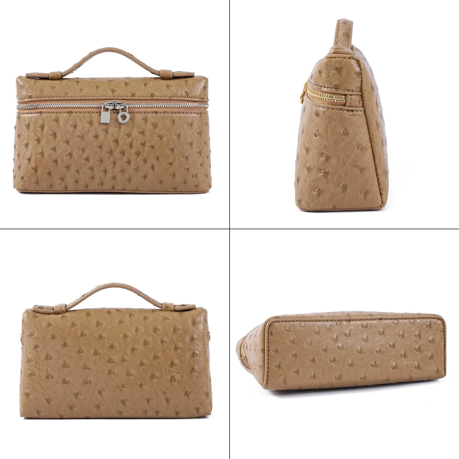 Rejolly Crossbody Bag for Women Small Pouch Top-Handle Leather Bag Designer Shoulder Handbag Quiet Luxury Trendy Purse