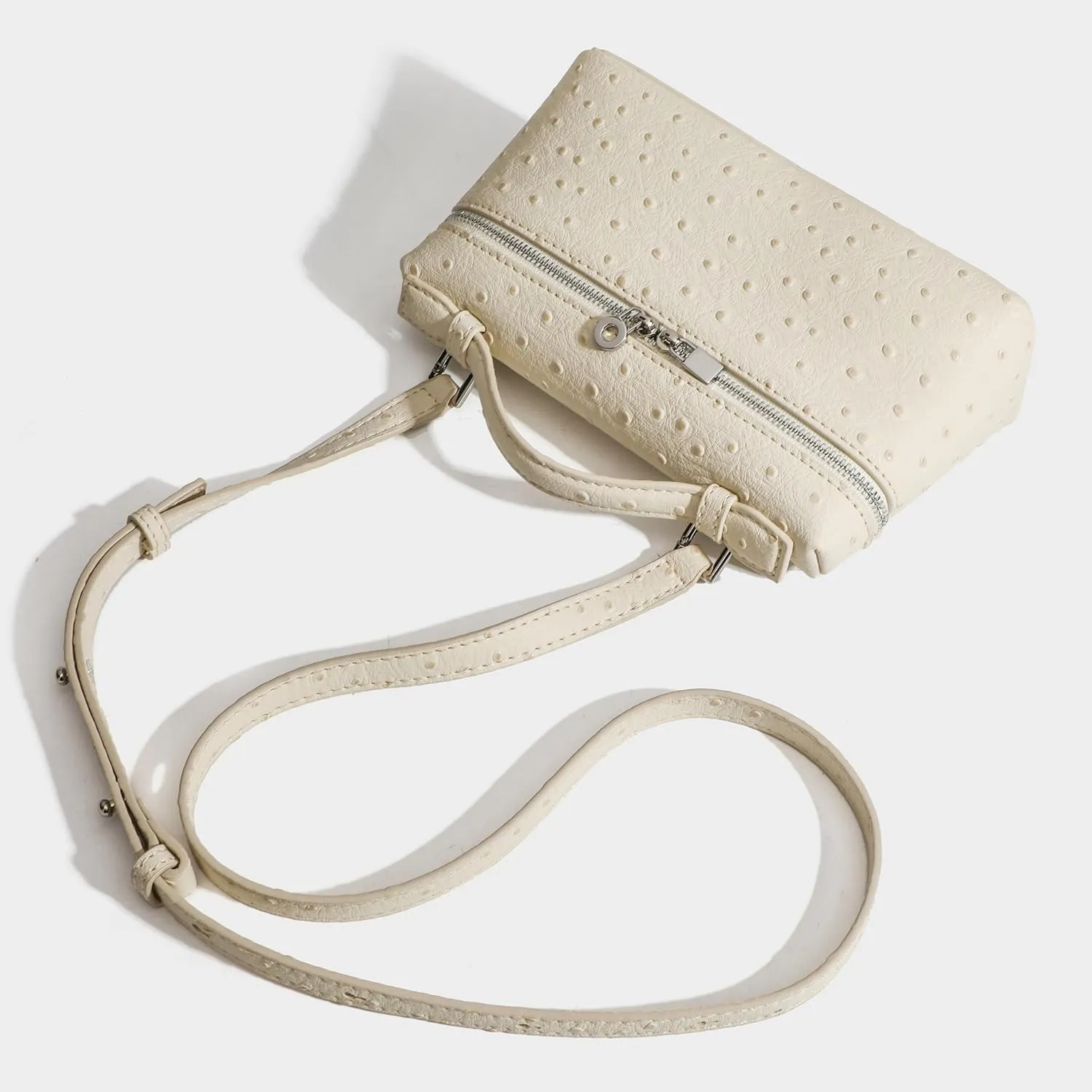 Rejolly Crossbody Bag for Women Small Pouch Top-Handle Leather Bag Designer Shoulder Handbag Quiet Luxury Trendy Purse
