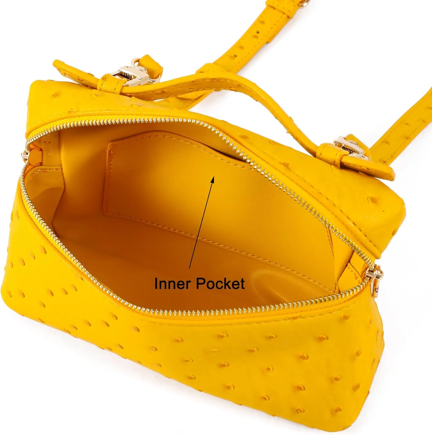 Rejolly Crossbody Bag for Women Small Pouch Top-Handle Leather Bag Designer Shoulder Handbag Quiet Luxury Trendy Purse