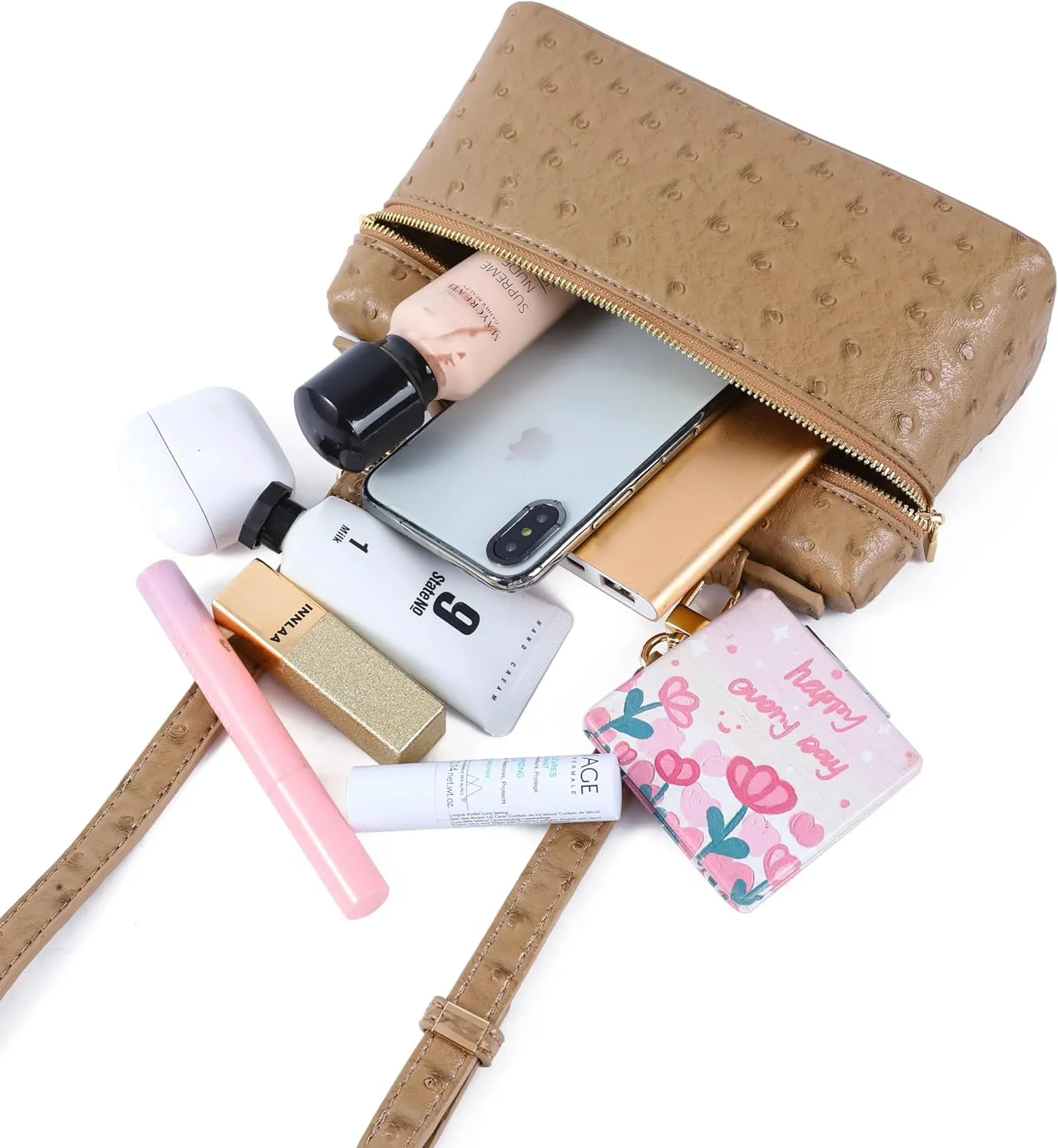 Rejolly Crossbody Bag for Women Small Pouch Top-Handle Leather Bag Designer Shoulder Handbag Quiet Luxury Trendy Purse