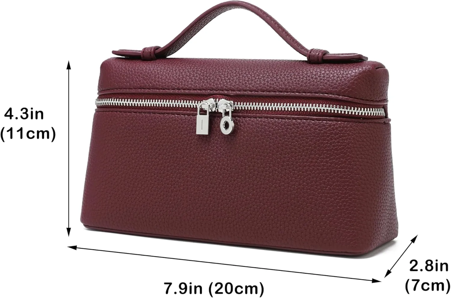 Rejolly Crossbody Bag for Women Small Top-Handle Pouch Purse Designer Shoulder Handbag Quiet Luxury Leather Trendy Purse