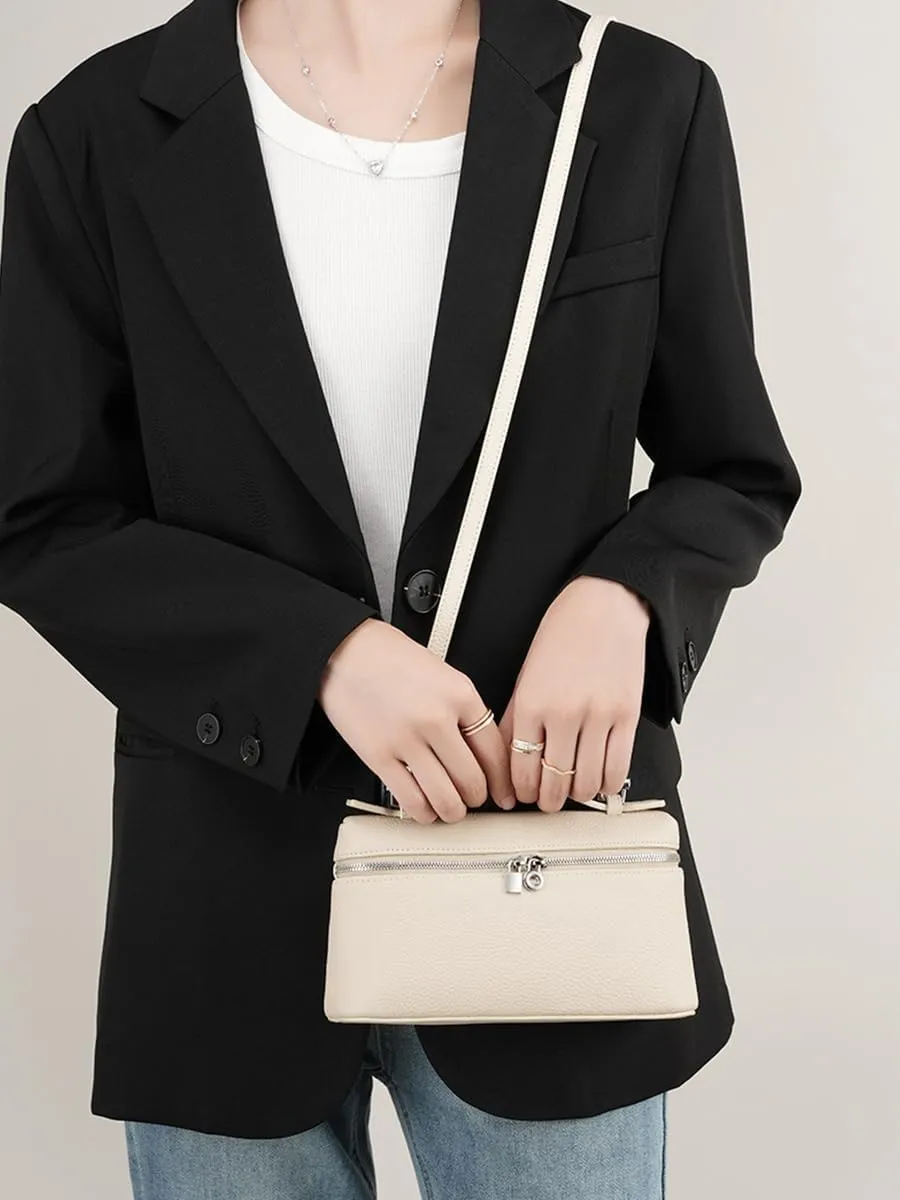 Rejolly Crossbody Bag for Women Small Top-Handle Pouch Purse Designer Shoulder Handbag Quiet Luxury Leather Trendy Purse