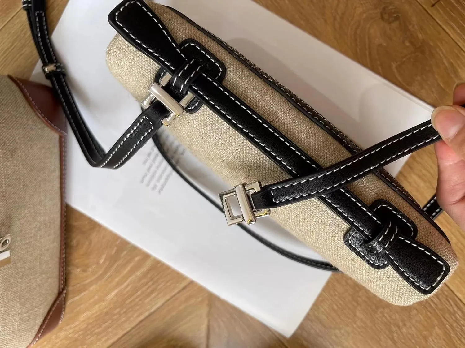 Rejolly Crossbody Bag for Women Small Top-Handle Pouch Purse Designer Shoulder Handbag Quiet Luxury Leather Trendy Purse