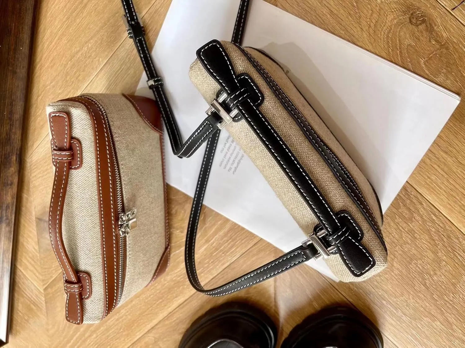 Rejolly Crossbody Bag for Women Small Top-Handle Pouch Purse Designer Shoulder Handbag Quiet Luxury Leather Trendy Purse