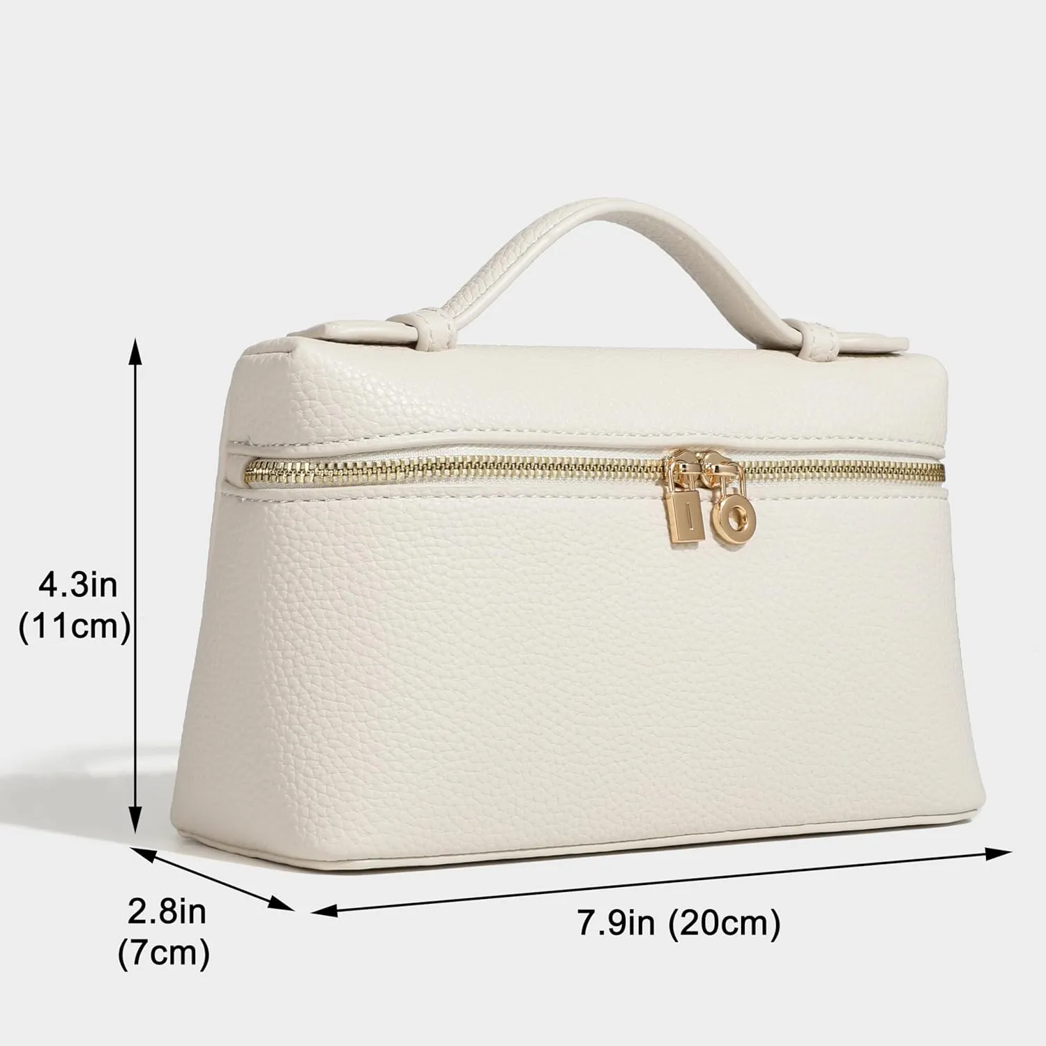 Rejolly Crossbody Bag for Women Small Top-Handle Pouch Purse Designer Shoulder Handbag Quiet Luxury Leather Trendy Purse