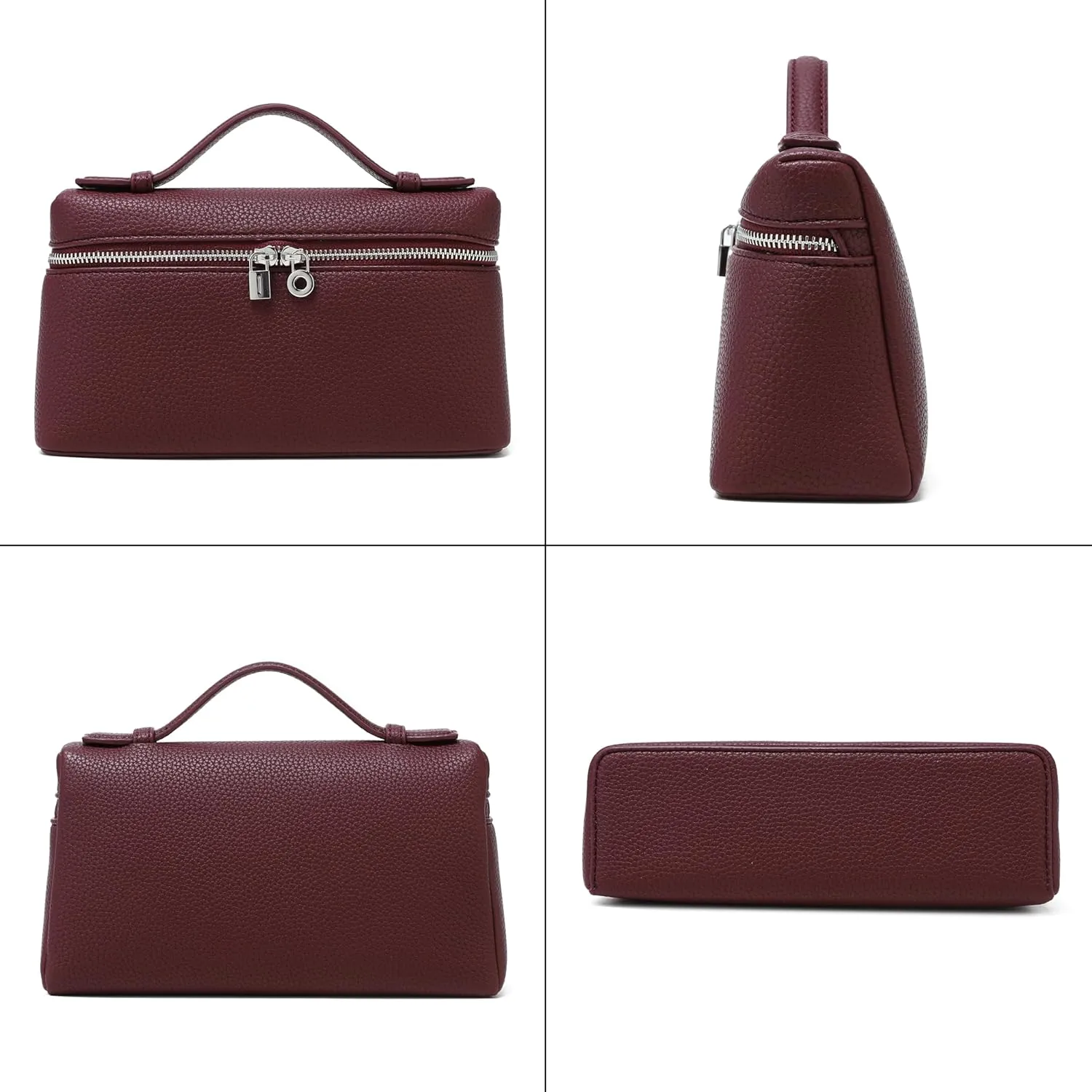 Rejolly Crossbody Bag for Women Small Top-Handle Pouch Purse Designer Shoulder Handbag Quiet Luxury Leather Trendy Purse