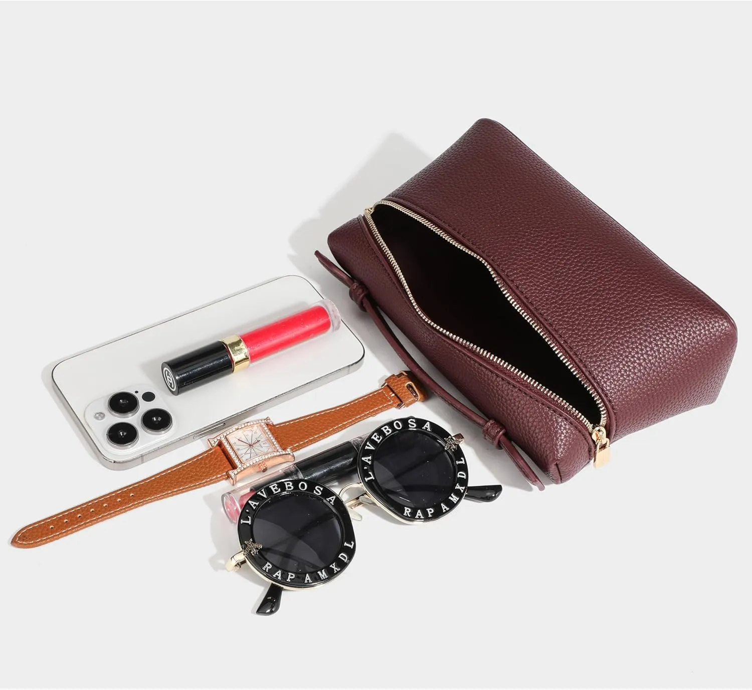 Rejolly Crossbody Bag for Women Small Top-Handle Pouch Purse Designer Shoulder Handbag Quiet Luxury Leather Trendy Purse