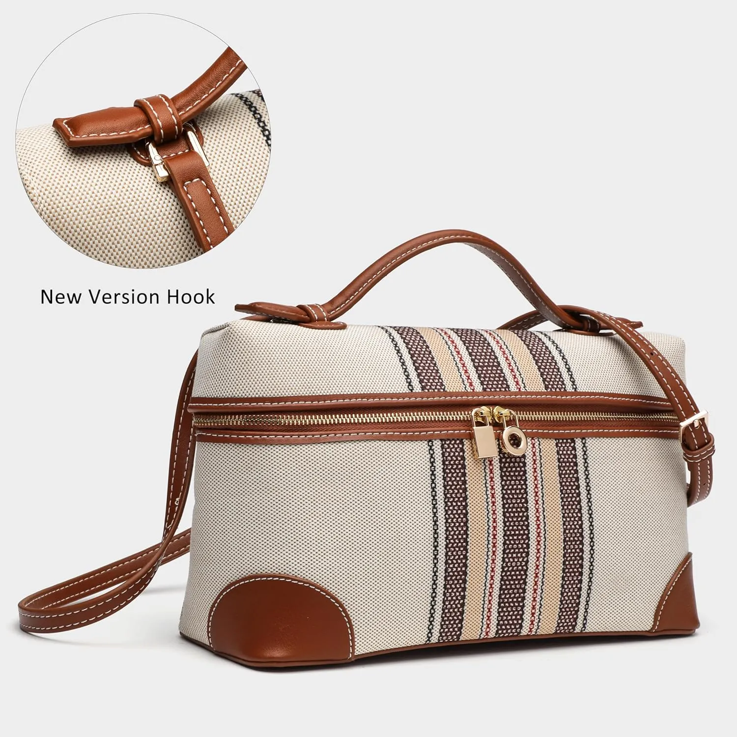 Rejolly Crossbody Bag for Women Small Top-Handle Pouch Purse Designer Shoulder Handbag Quiet Luxury Leather Trendy Purse