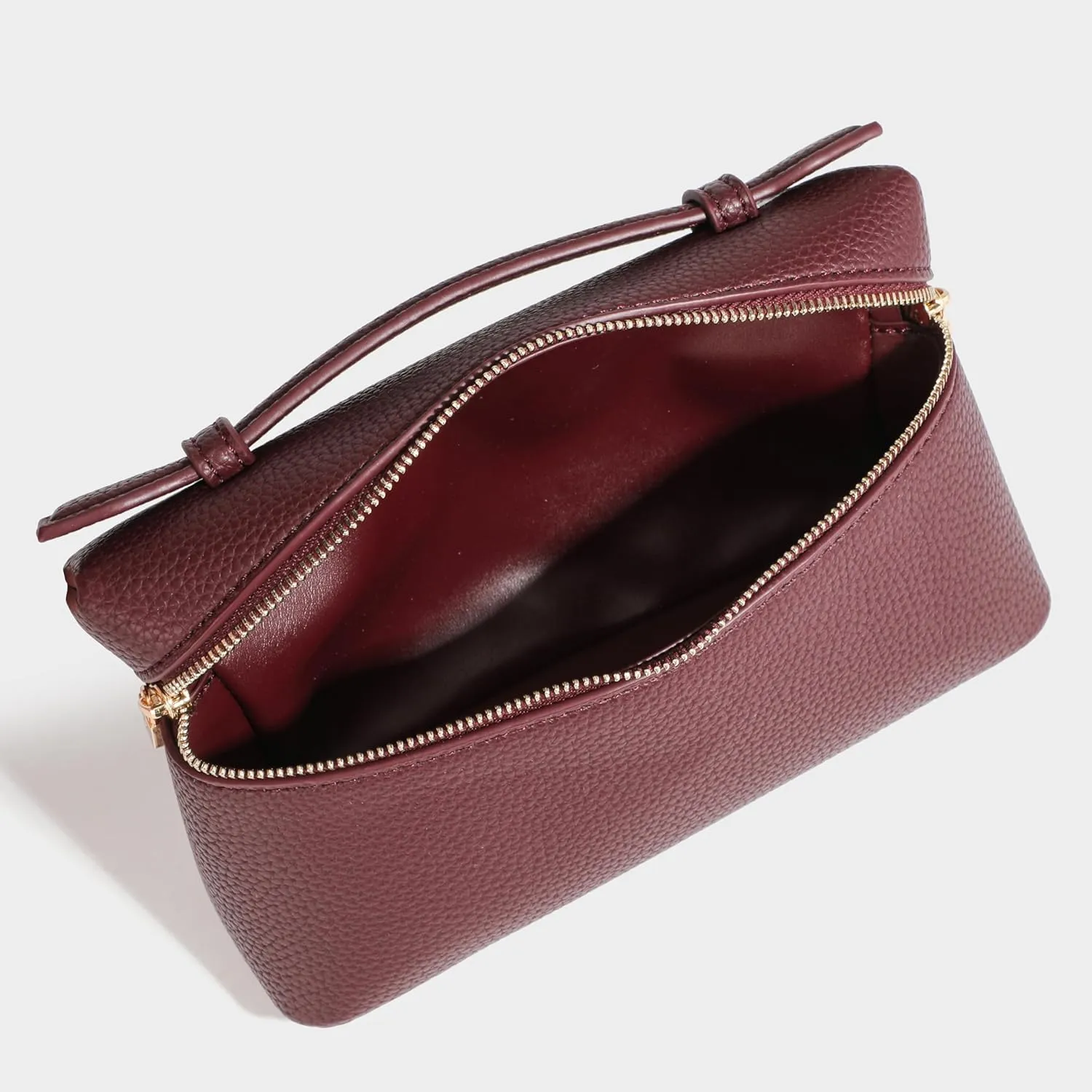 Rejolly Crossbody Bag for Women Small Top-Handle Pouch Purse Designer Shoulder Handbag Quiet Luxury Leather Trendy Purse