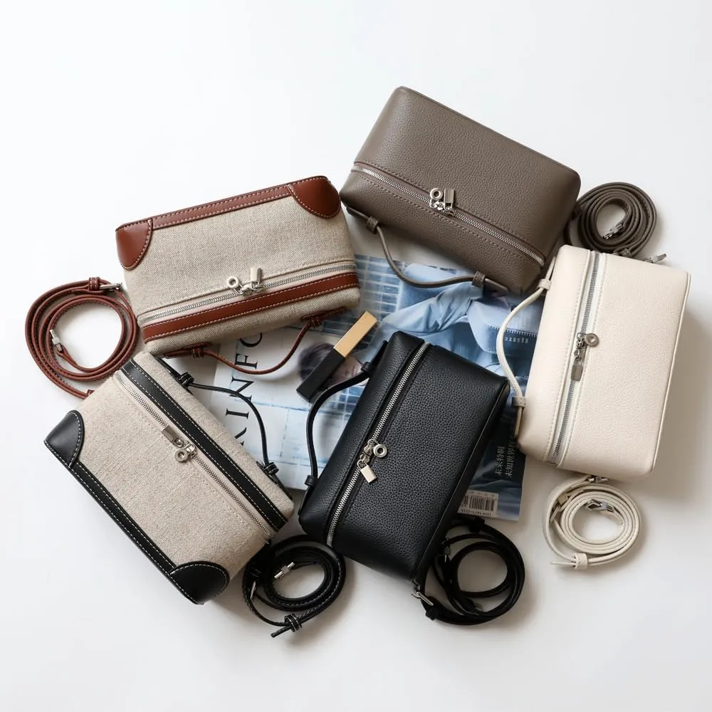 Rejolly Crossbody Bag for Women Small Top-Handle Pouch Purse Designer Shoulder Handbag Quiet Luxury Leather Trendy Purse