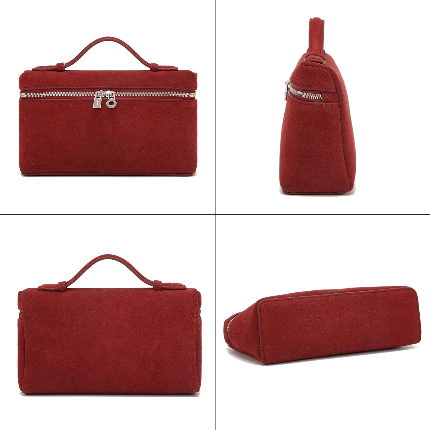 Rejolly Crossbody Bag for Women Small Top-Handle Pouch Purse Designer Shoulder Handbag Quiet Luxury Leather Trendy Purse