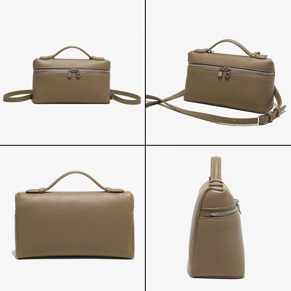 Rejolly Crossbody Bag for Women Small Top-Handle Pouch Purse Designer Shoulder Handbag Quiet Luxury Leather Trendy Purse