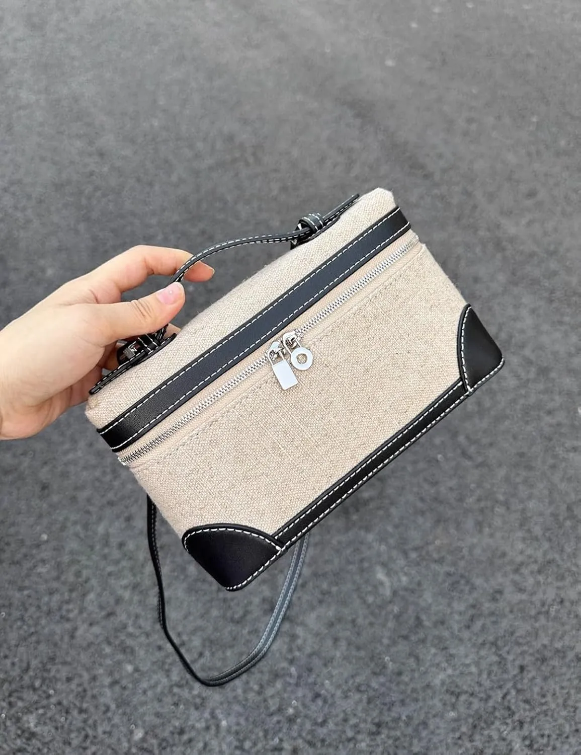 Rejolly Crossbody Bag for Women Small Top-Handle Pouch Purse Designer Shoulder Handbag Quiet Luxury Leather Trendy Purse