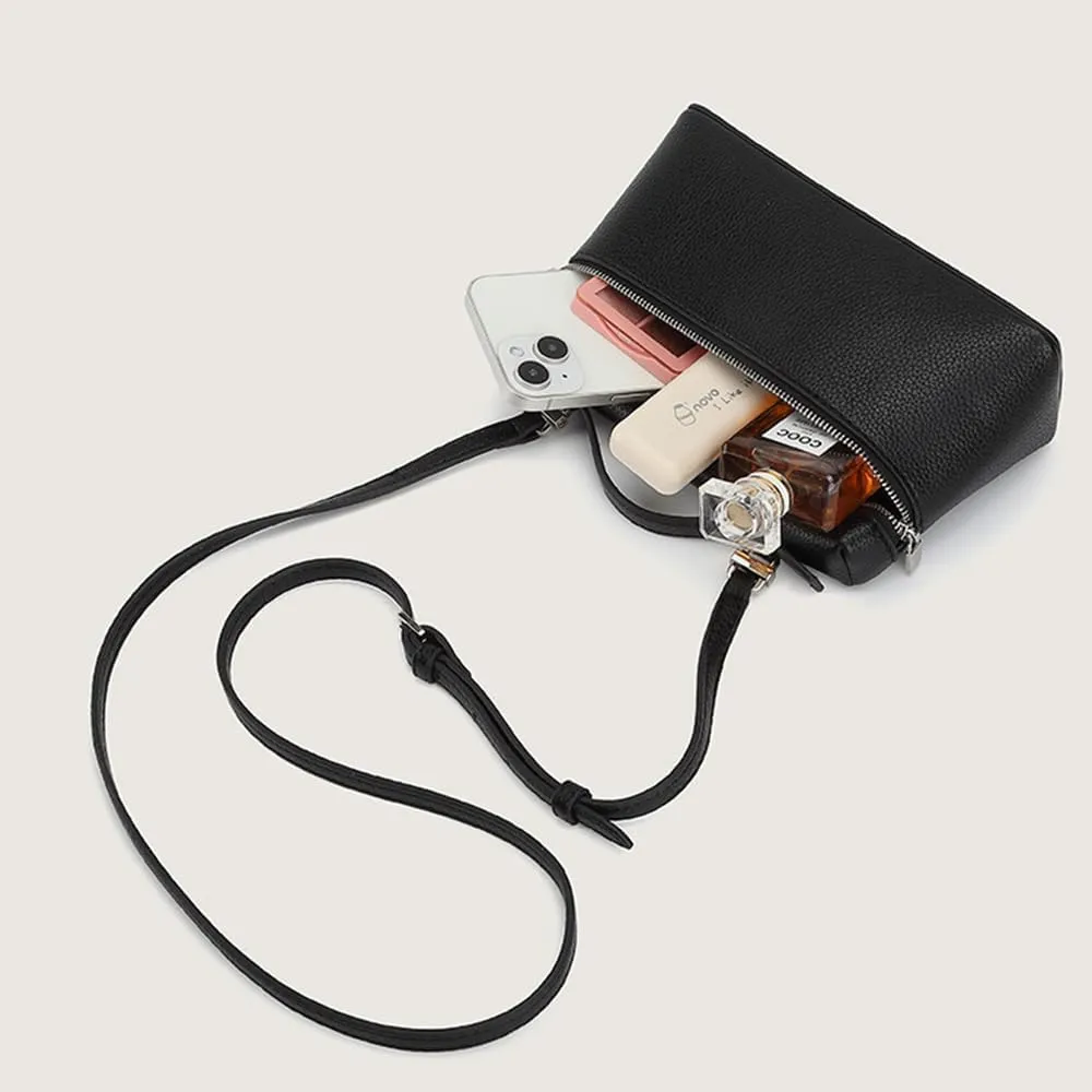 Rejolly Crossbody Bag for Women Small Top-Handle Pouch Purse Designer Shoulder Handbag Quiet Luxury Leather Trendy Purse