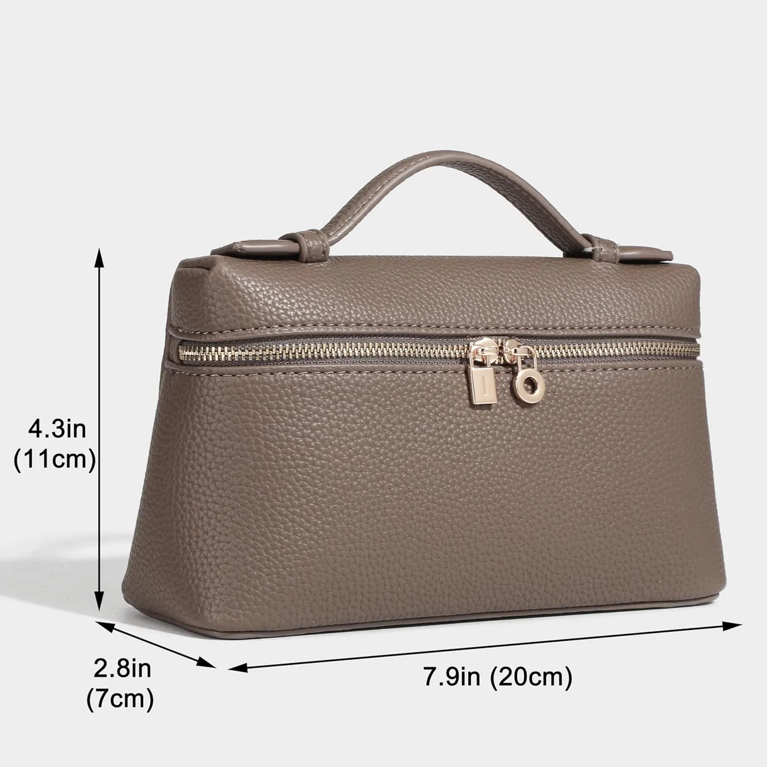 Rejolly Crossbody Bag for Women Small Top-Handle Pouch Purse Designer Shoulder Handbag Quiet Luxury Leather Trendy Purse