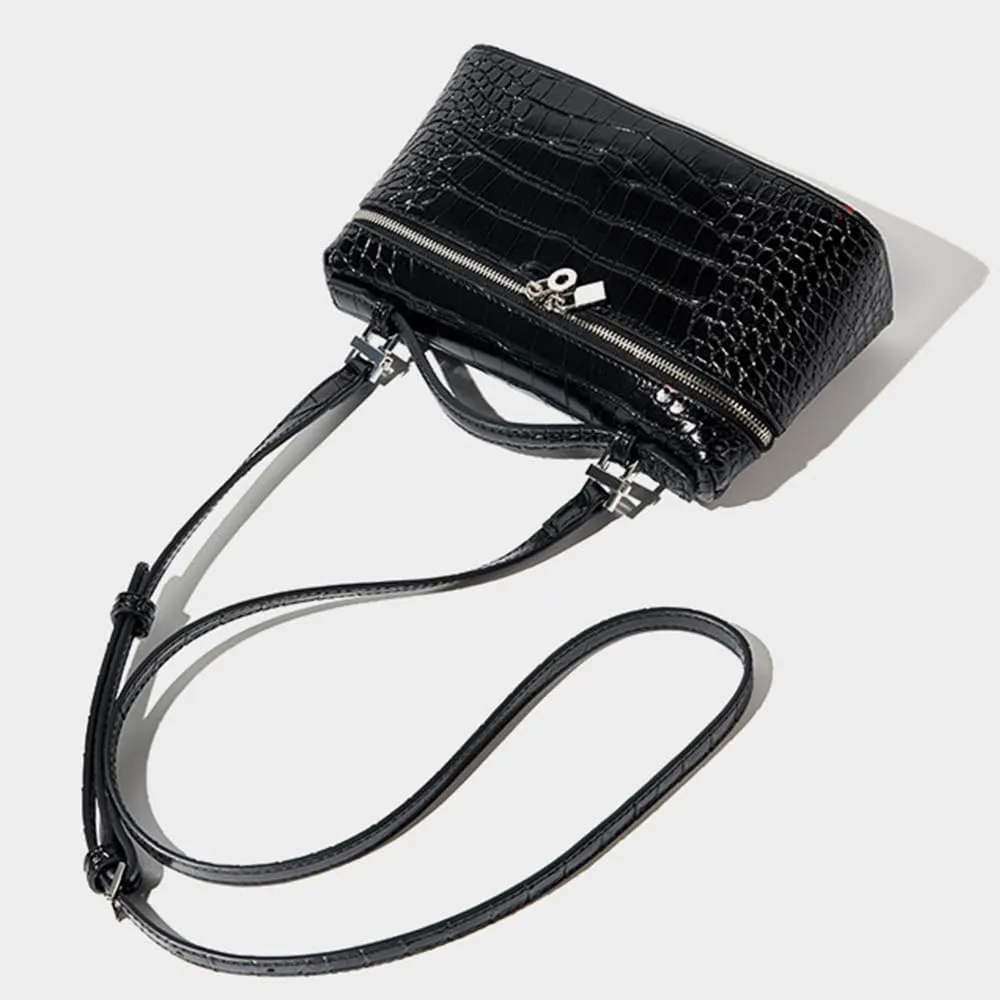 Rejolly Crossbody Bag for Women Small Top-Handle Pouch Purse Designer Shoulder Handbag Quiet Luxury Leather Trendy Purse