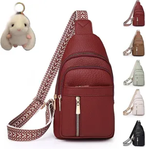 Relevantk Crossbody Bag, Wbougisay Crossbody Bag, Large Capacity Anti-Theft Solid Color Crossbody Bag