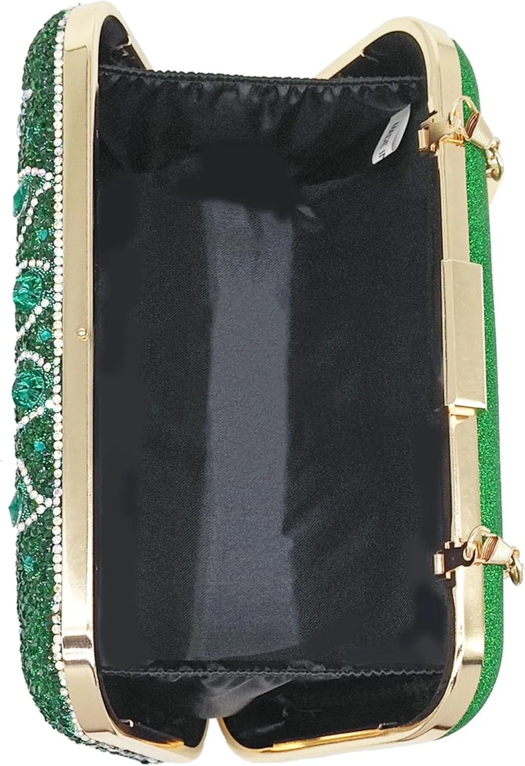 Rhinestone Clutch Purses for Women Evening Wedding Formal - Round Pearl Clasp Handbag - Crystal Diamond Bag