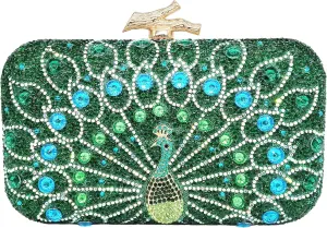 Rhinestone Clutch Purses for Women Evening Wedding Formal - Round Pearl Clasp Handbag - Crystal Diamond Bag