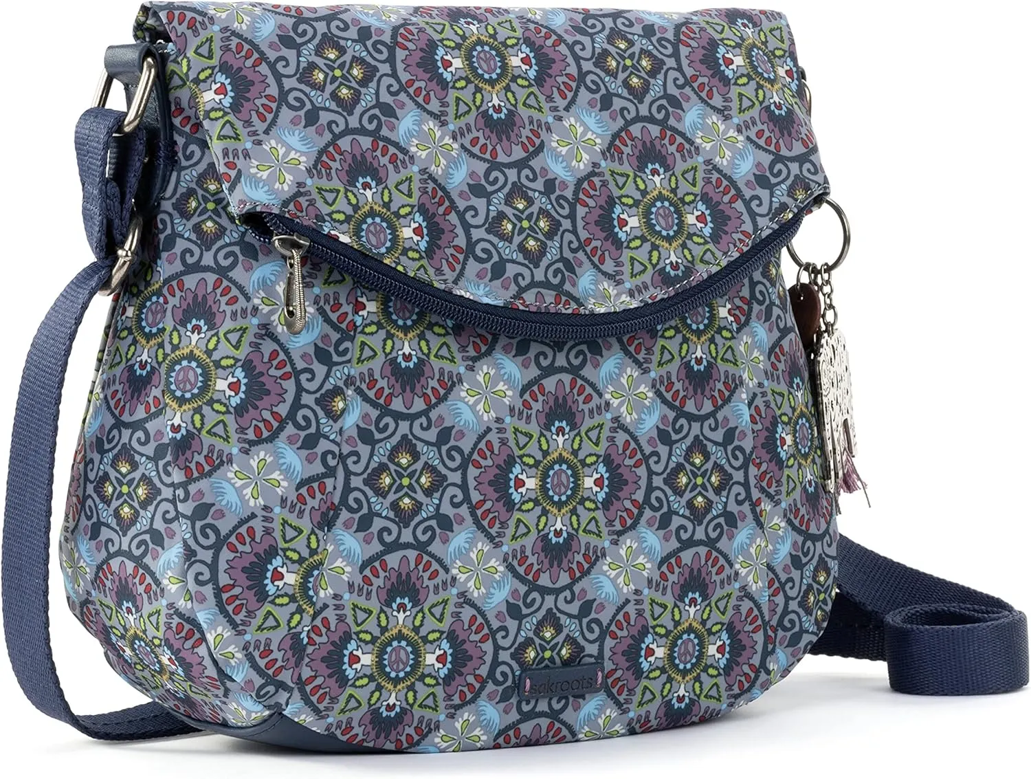 Sakroots Artist Circle Foldover Crossbody