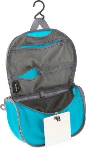 Sea to Summit TravellingLight Hanging Toiletry Bag, Travel Organizer for Men and Women, Mini, Atoll Blue