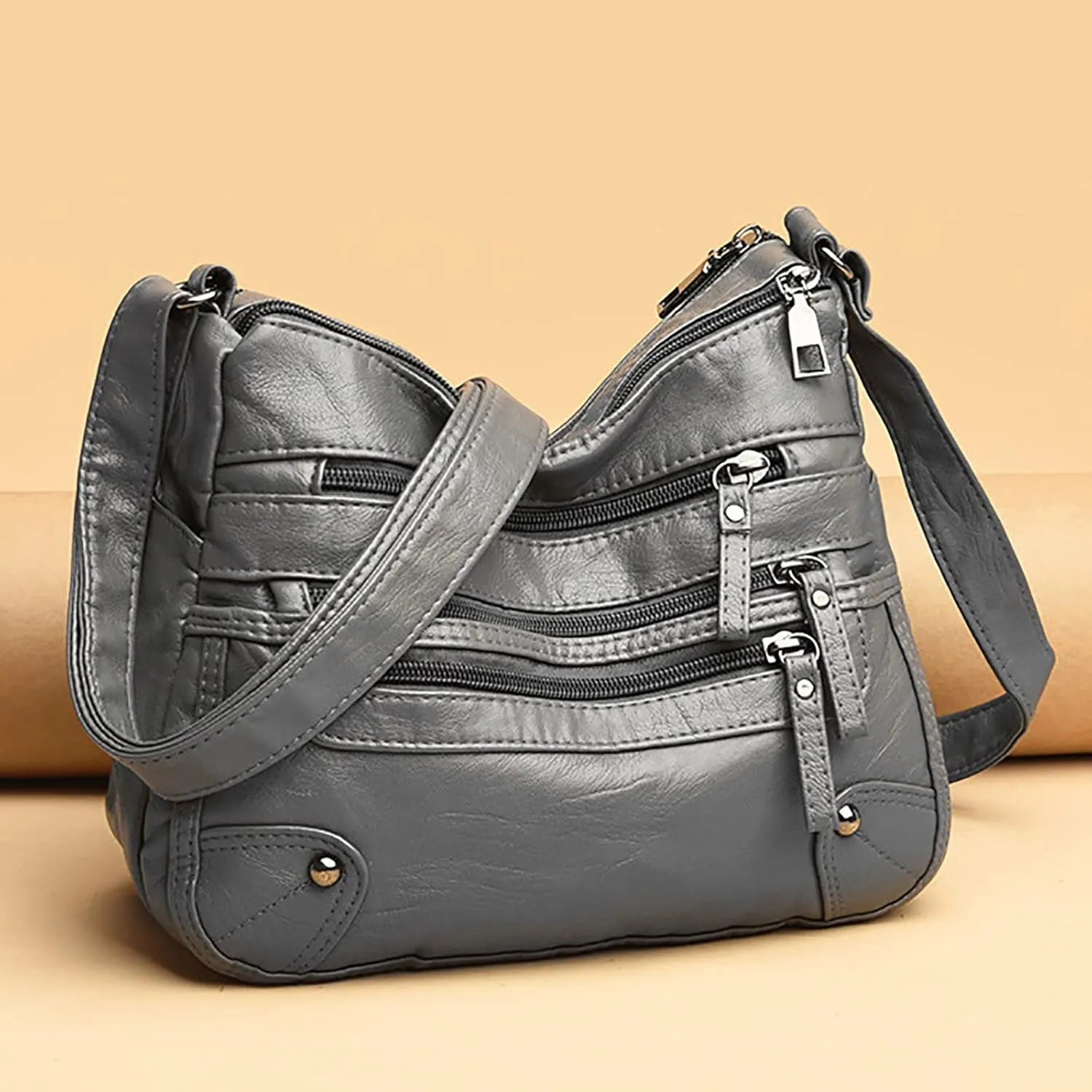 Shopper Handbag Travel Purse Women Soft Leather Shoulder Bags Layer Classic Crossbody Bag Luxury Designer Handbag