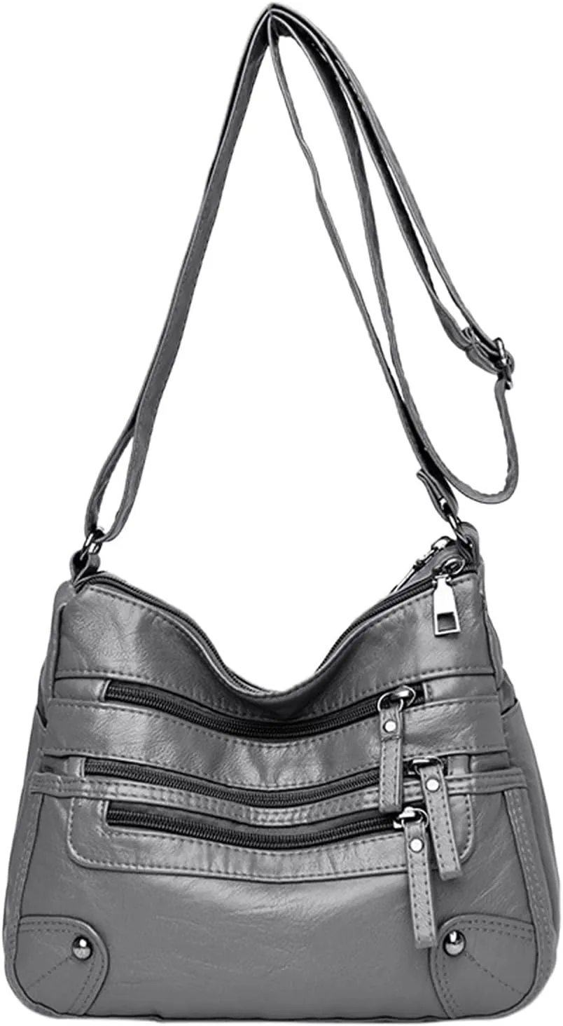Shopper Handbag Travel Purse Women Soft Leather Shoulder Bags Layer Classic Crossbody Bag Luxury Designer Handbag