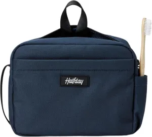Sidecar Toiletry Kit – Compact Travel Dopp Kit with Waterproof Pouch, Mesh Pockets, Toothbrush Holder & Hanging Loop – Toiletry Bag Organizer for Men & Women – Marine