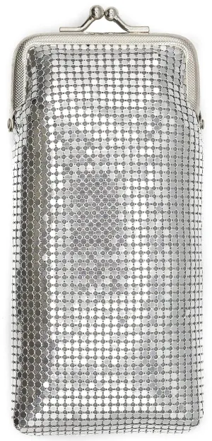 Silver Vintage Luxuriant Soft 3mm Metallic Mesh (Full Pack 100s or 120s) Cigarette Case Purse