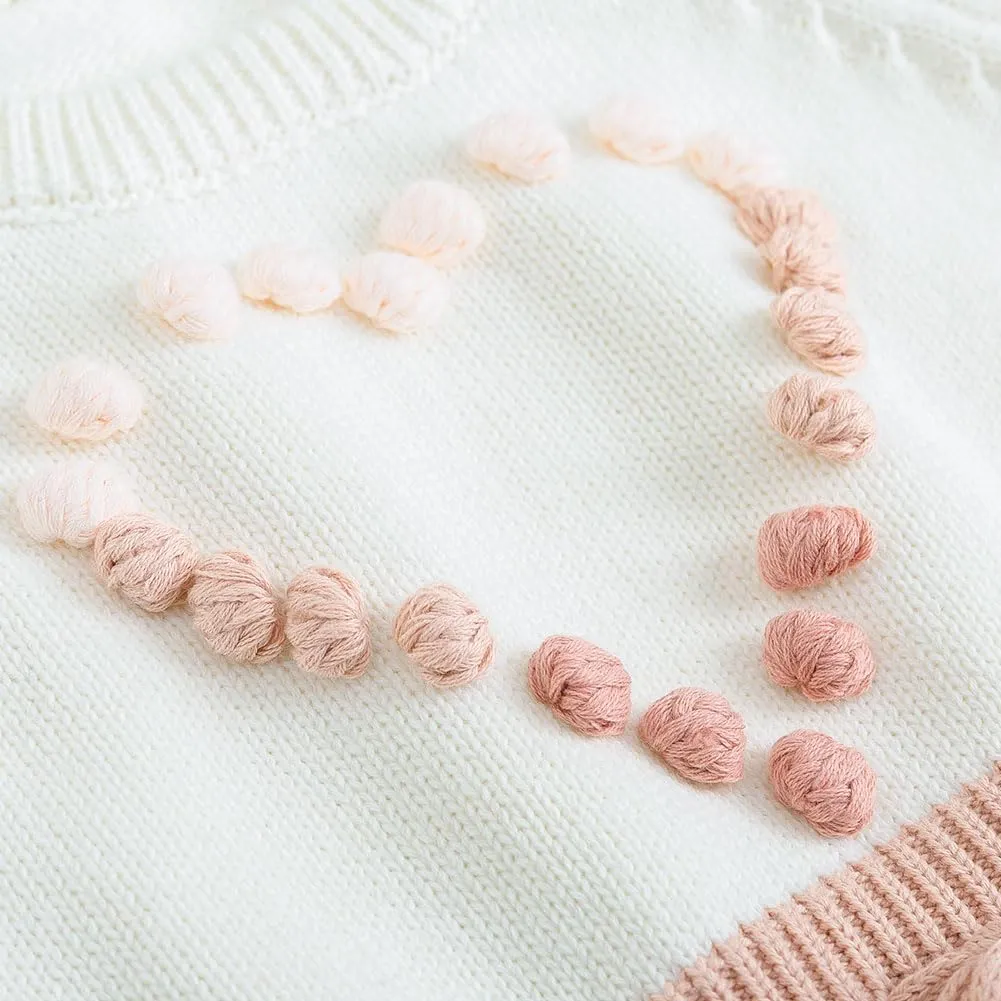 Simplee kids Baby Boys’ Girls’ Knitted Romper Jumpsuit Long Sleeve Onesie Bodysuits One Piece Outfits Sweater
