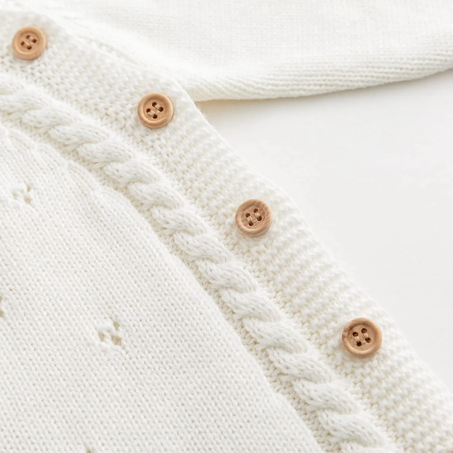 Simplee kids Baby Boys’ Girls’ Knitted Romper Jumpsuit Long Sleeve Onesie Bodysuits One Piece Outfits Sweater