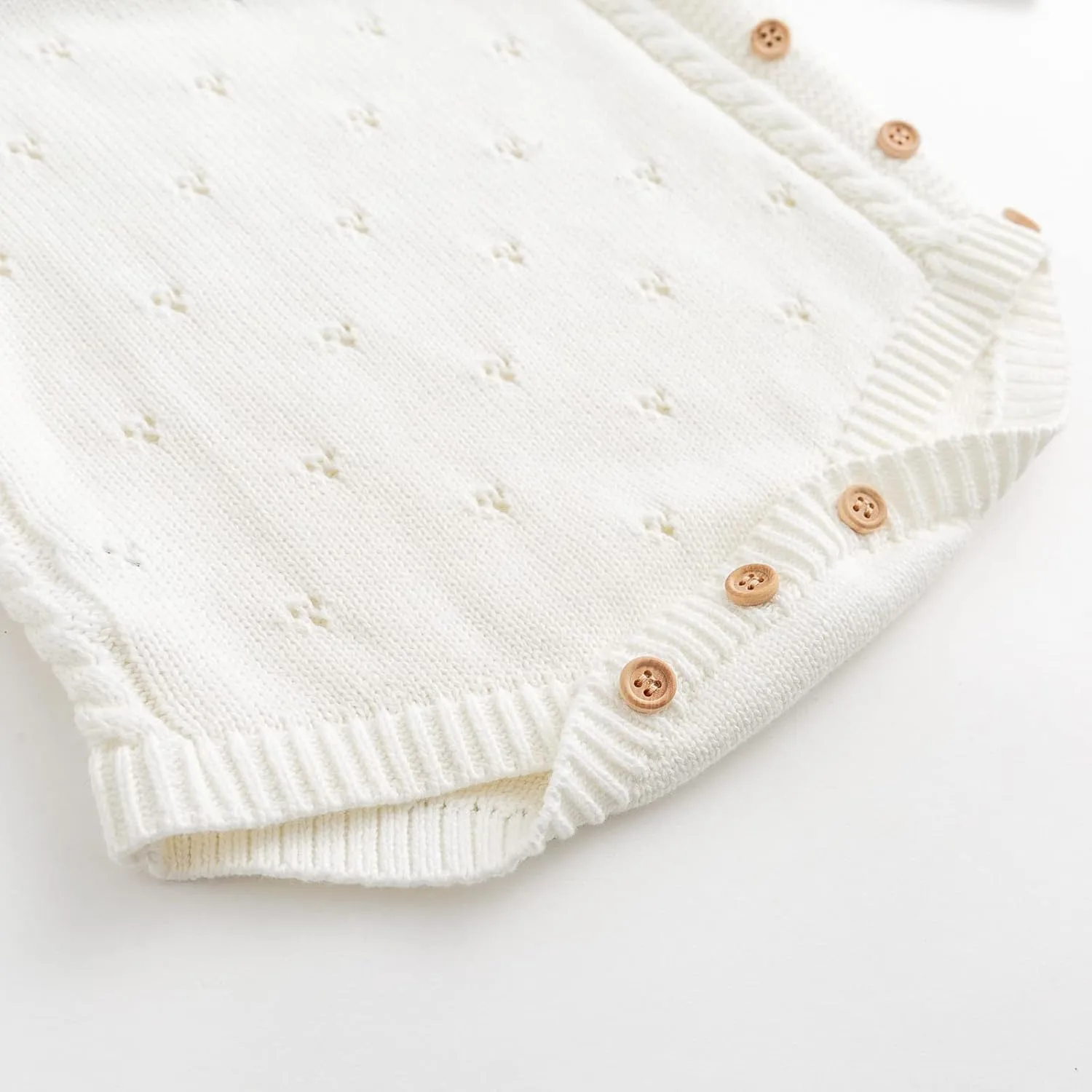 Simplee kids Baby Boys’ Girls’ Knitted Romper Jumpsuit Long Sleeve Onesie Bodysuits One Piece Outfits Sweater