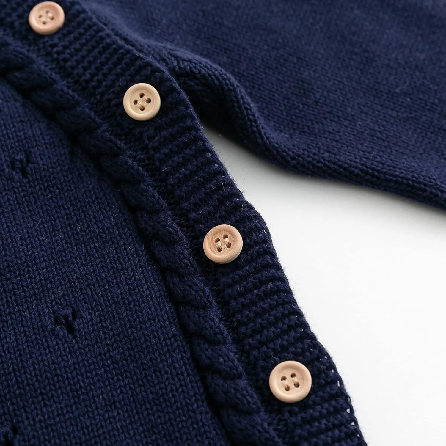 Simplee kids Baby Boys’ Girls’ Knitted Romper Jumpsuit Long Sleeve Onesie Bodysuits One Piece Outfits Sweater