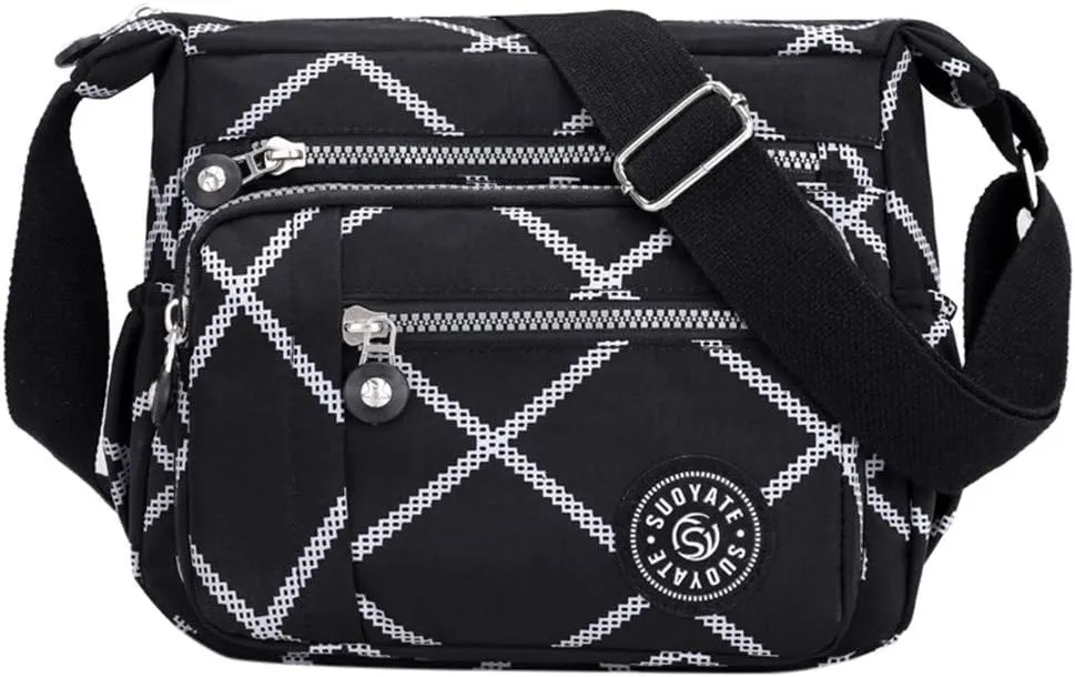 Single Messenger Bag Bags Crossbody Fashion Shoulder Nylon Women Bags Drawing Messenger Bag (One Size)