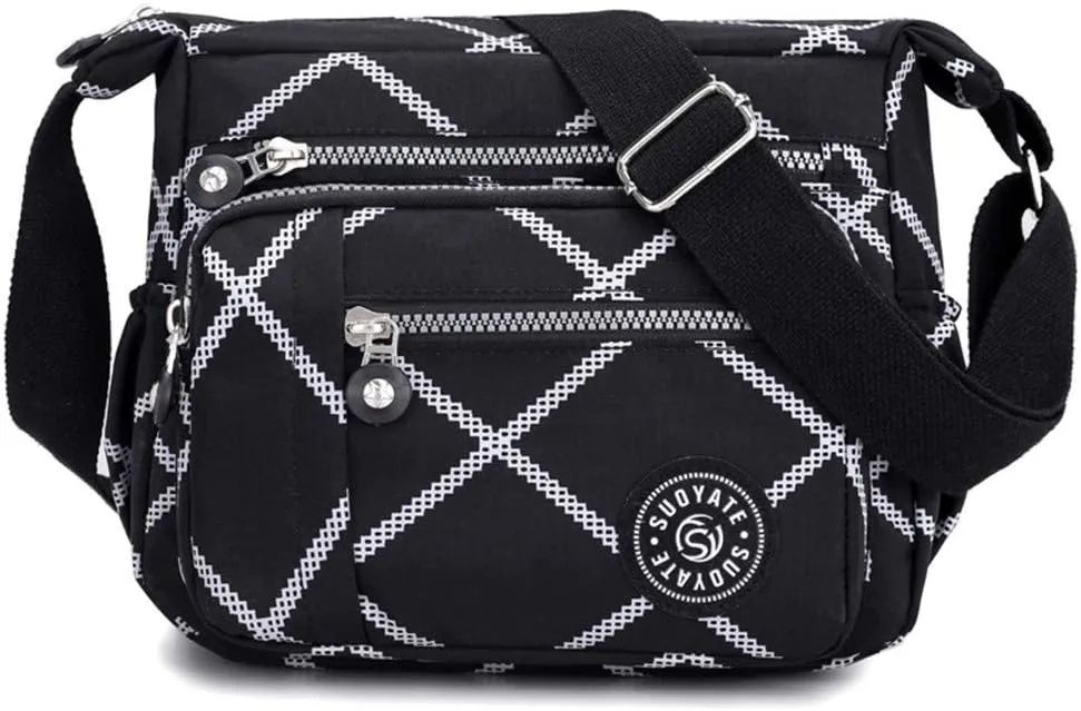 Single Messenger Bag Bags Crossbody Fashion Shoulder Nylon Women Bags Drawing Messenger Bag (One Size)