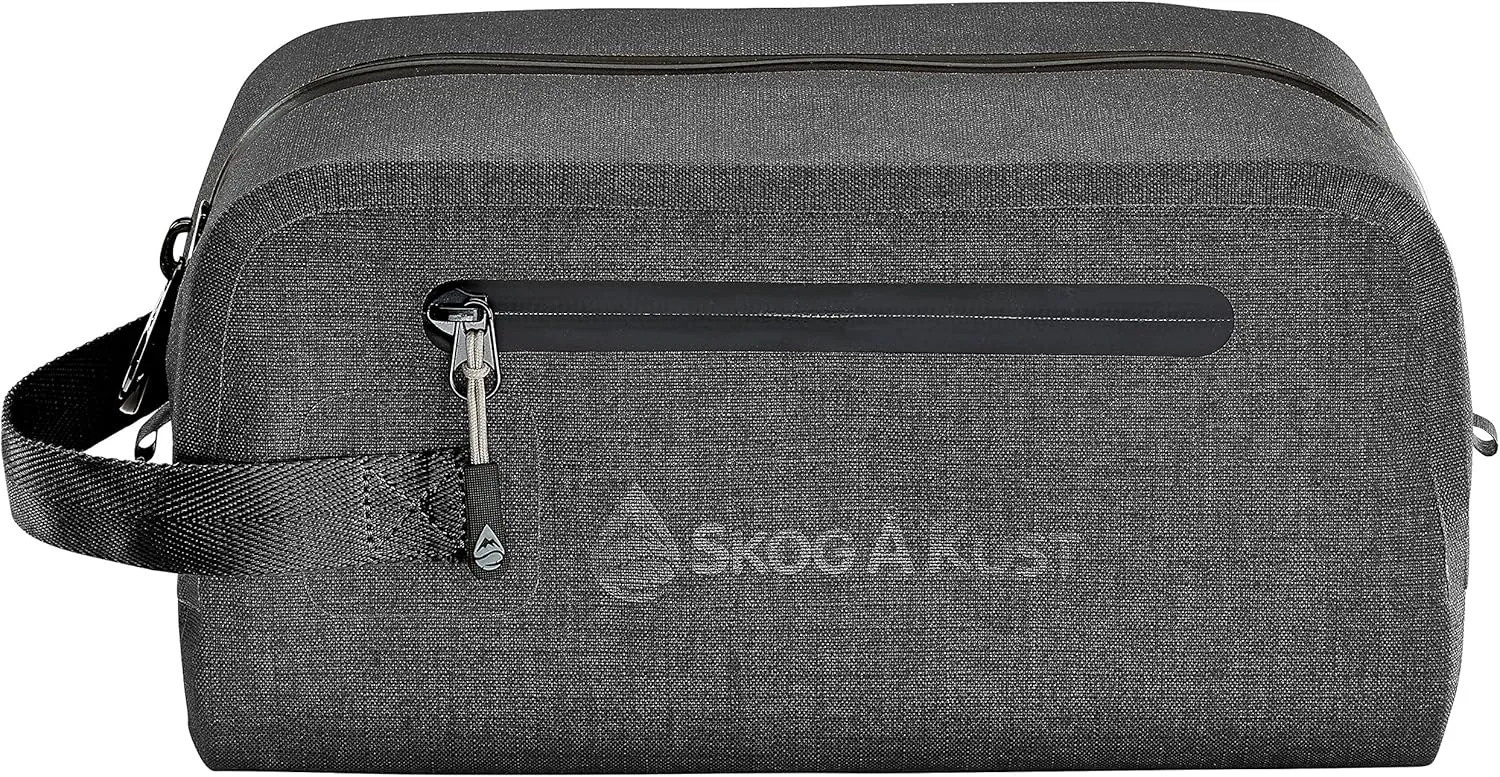 Skog Å Kust DoppSåk Waterproof & Leak-Proof Travel Toiletry Bag | Large, Black
