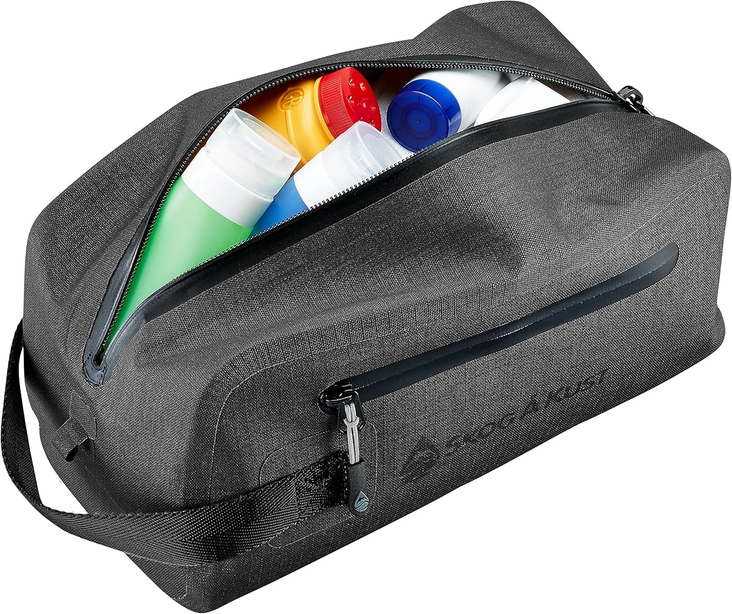 Skog Å Kust DoppSåk Waterproof & Leak-Proof Travel Toiletry Bag | Large, Black
