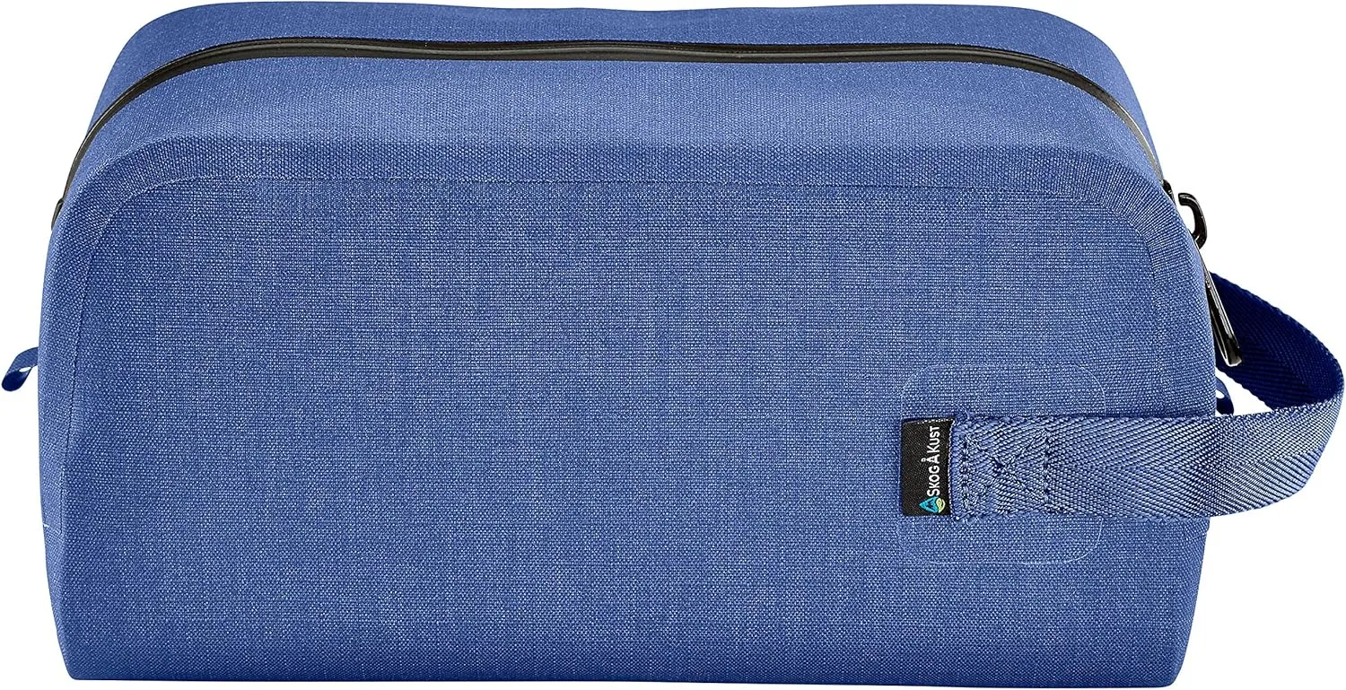 Skog Å Kust DoppSåk Waterproof & Leak-proof Travel Toiletry Bag | Large Blue