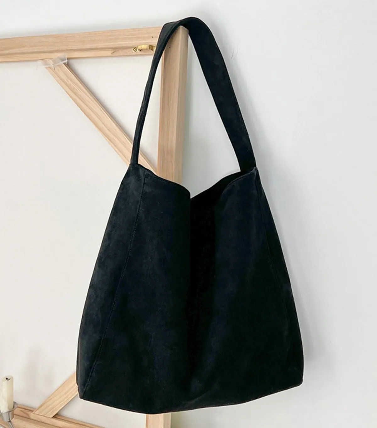 Slouchy Suede Hobo Bag for Women Large Tote Shoulder Bags Carryall Travel Work Handbag Purse Fall Winter