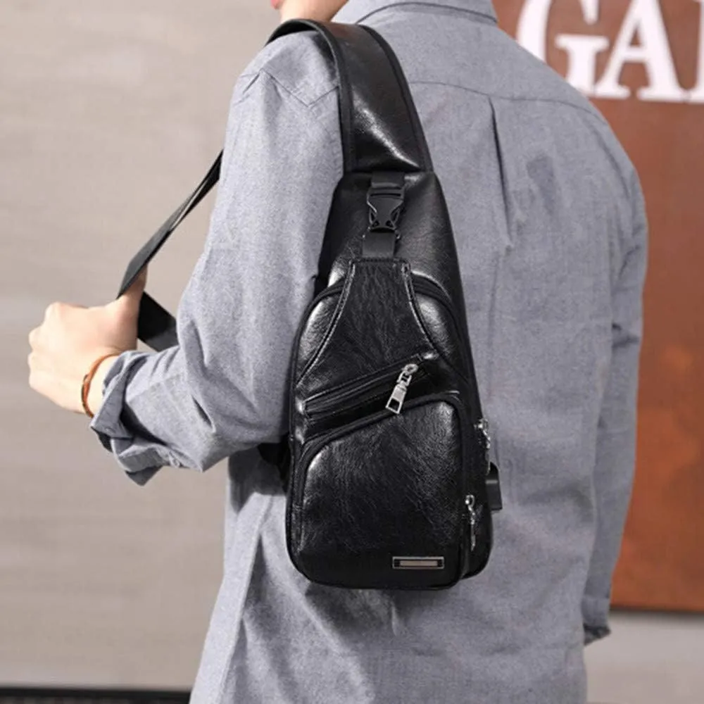 Small Backpack Purses for Women Chest Bags Sling Purses for Travel Shopping Beach Vacation Essentials(Blac)