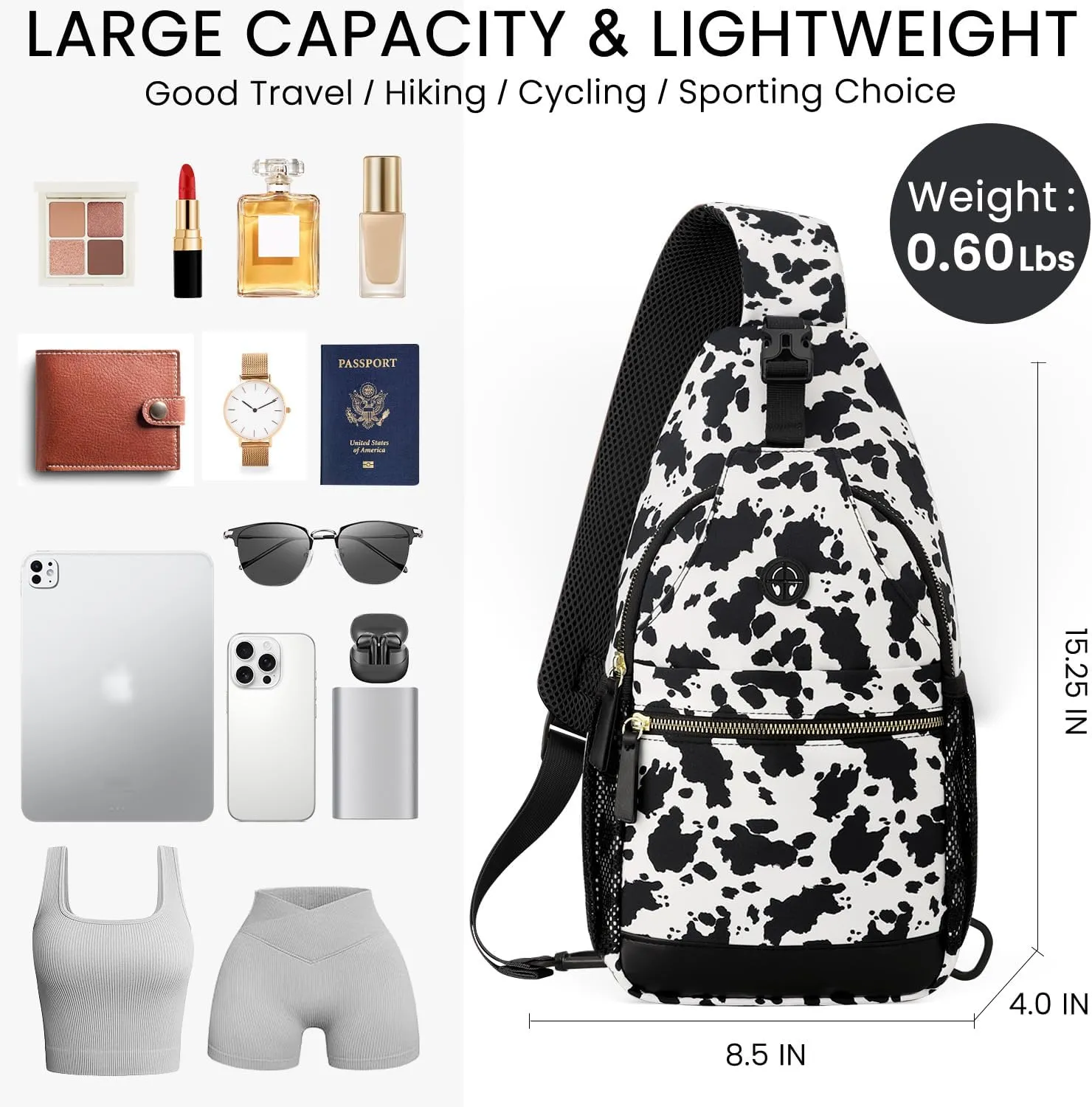 Small Crossbody Purses Bags for Women Men Travel, Chest Sling Bag Women Casual Cross Body Bag for Woman Sling Backpack