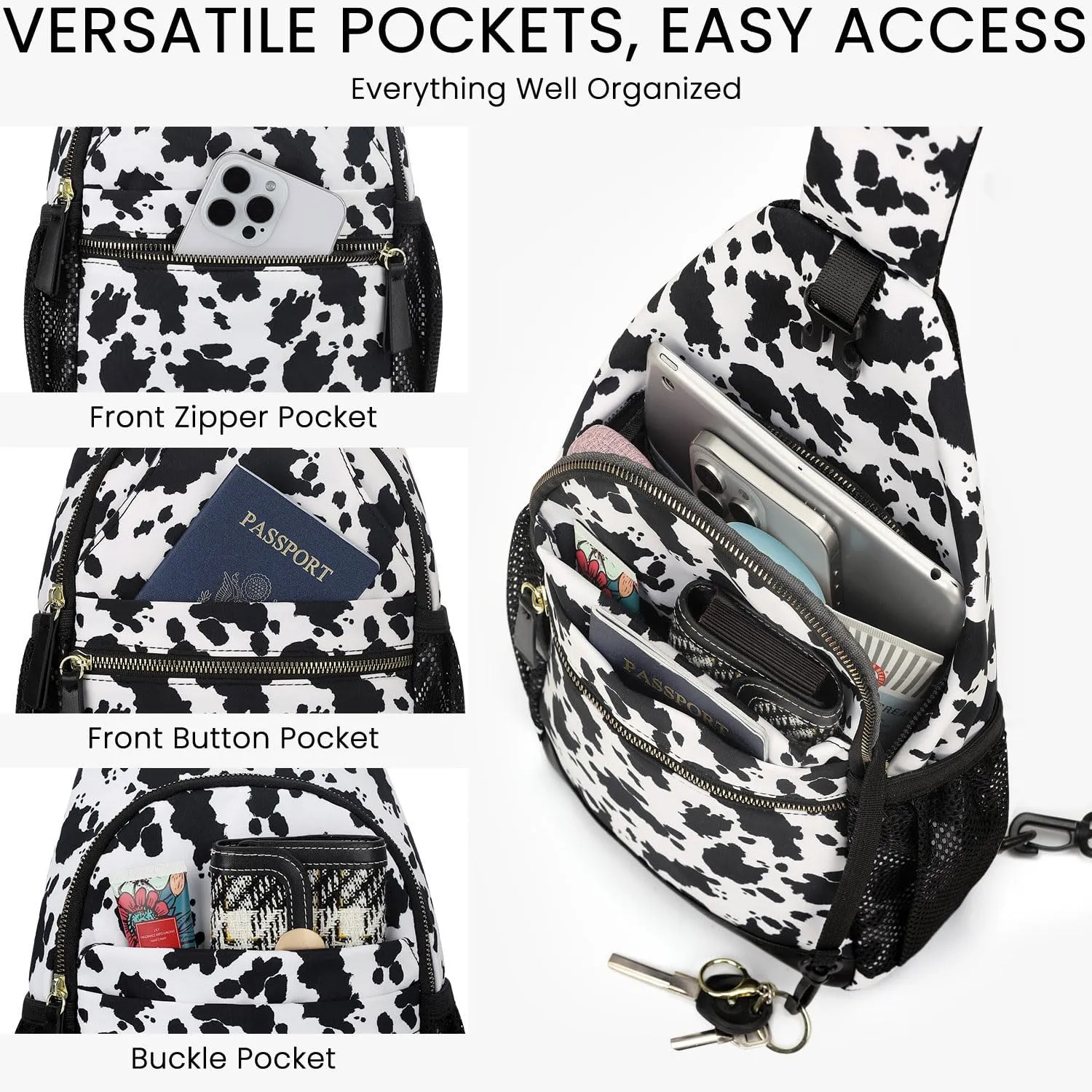 Small Crossbody Purses Bags for Women Men Travel, Chest Sling Bag Women Casual Cross Body Bag for Woman Sling Backpack