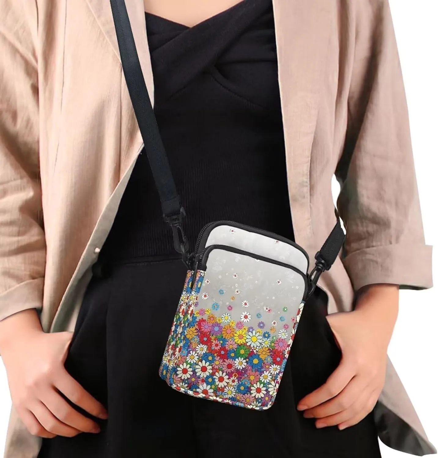 Small Sling Bag Crossbody Bags for Women Men Anti Theft
