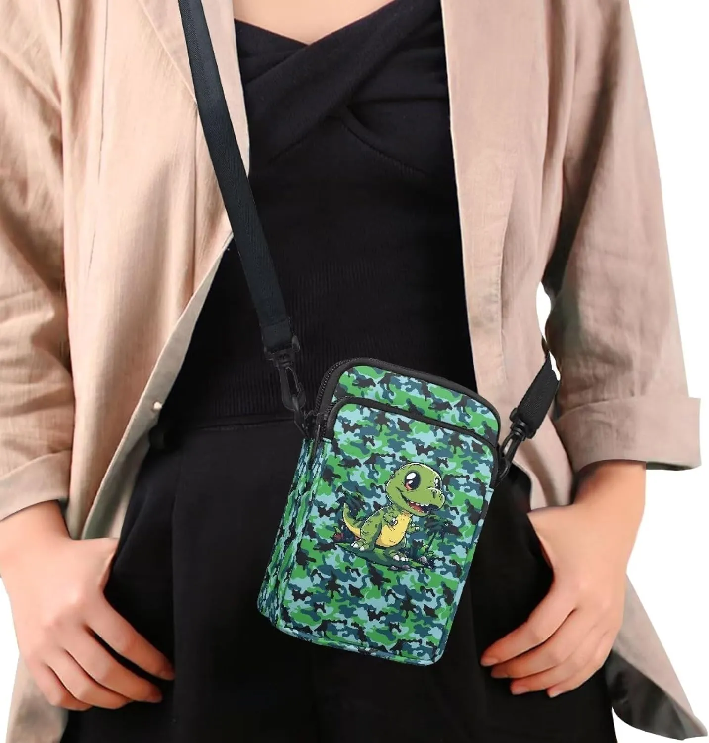Small Sling Bag Crossbody Bags for Women Men Anti Theft