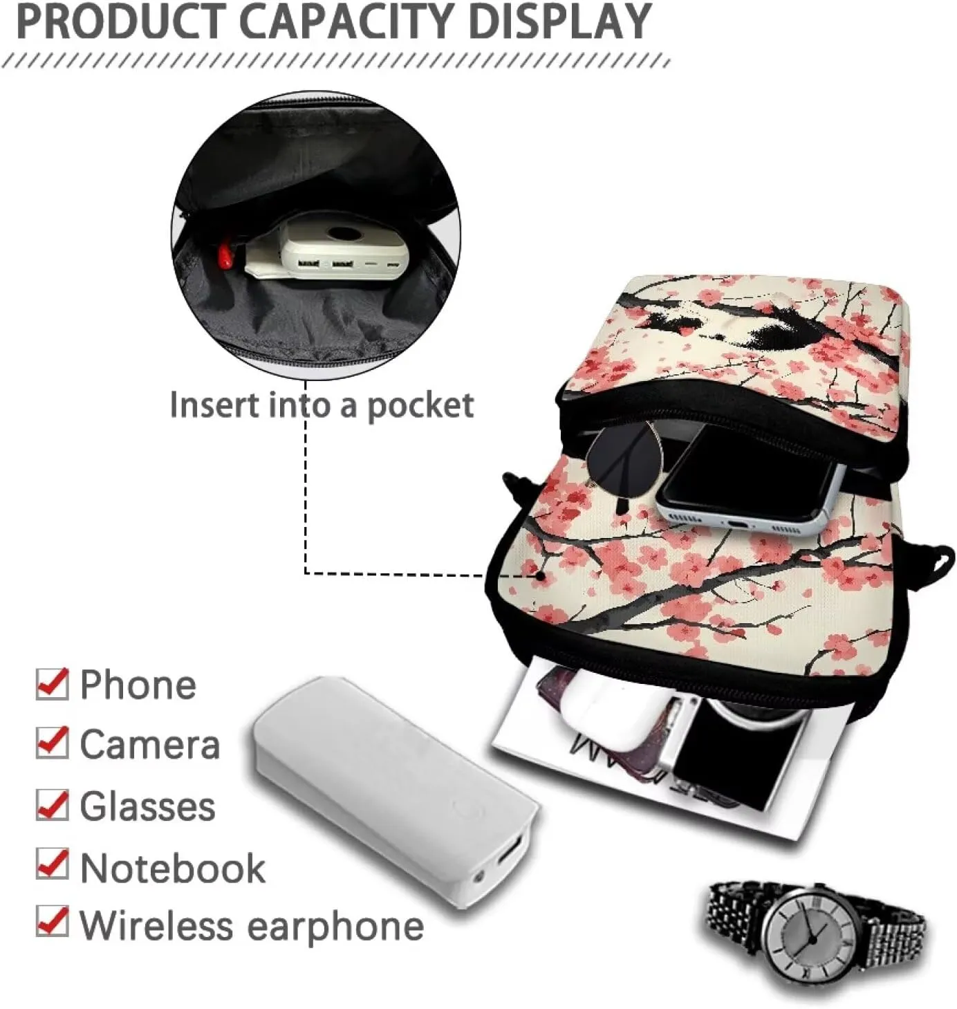 Small Small Messenger for Women Men Crossbody Bags Handbags Purses Fanny Pack Wallet Bag Coin Purse Backpack