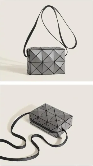 Small square bag, geometric rhombus, Cupid box bag, shoulder messenger bag，Couple shoulder bag