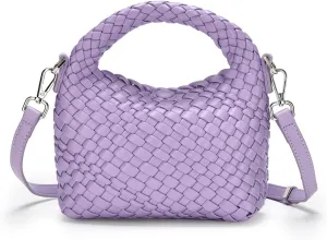 Small Women woven bag Woven Crossbody Bag for Women woven purse Leather handbag mini Hobo Bag
