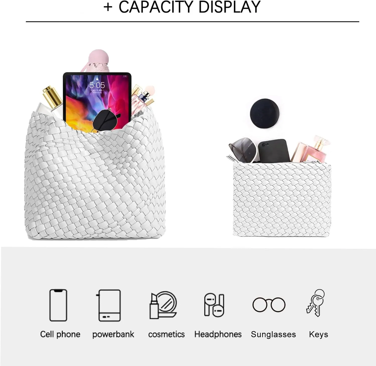 Small Woven Bags for Women Cute Hobo Tote Woven Handbag Mini Clutch Purse vegan leather Crossbody bags Shoulder Handmade Bag